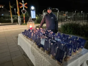 Kanelbullens dag firades vid Lindesbergs station